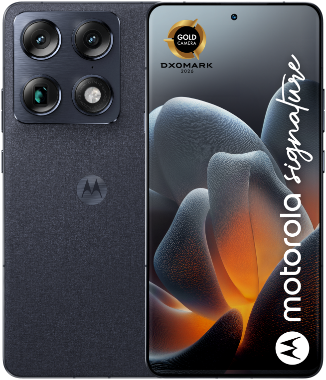 Motorola signature 17,2 cm (6.78") SIM doble Android 16.0 5G USB Tipo C 16 GB 512 GB 5200 mAh azul oscuro
