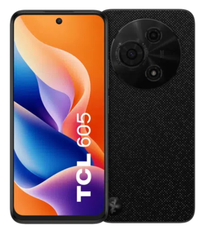 TCL 605 17 cm (6.7") SIM doble Android 15 4G USB Tipo C 8 GB 256 GB 5200 mAh preto