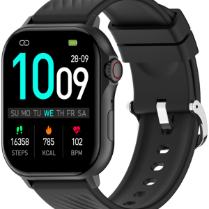 Denver SWG-159B Relojes inteligentes y deportivos 5,41 cm (2.13") AMOLED Digital Ecrã táctil preto  GPS (satélite)