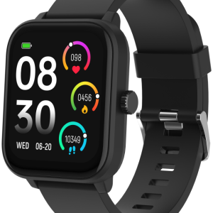 Denver SWG-155B Black Smartwatch 4,65 cm (1.83") IPS Digital Ecrã táctil preto  GPS (satélite)