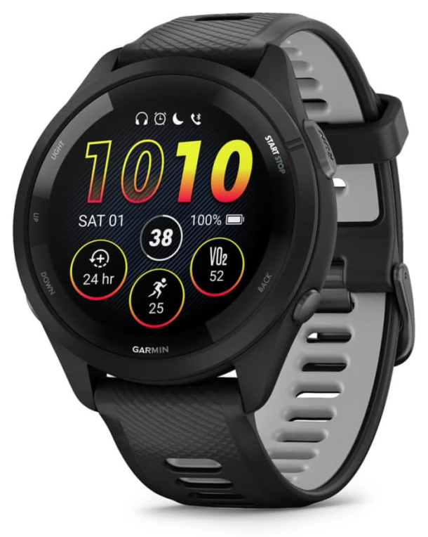 Garmin Forerunner 265 3,3 cm (1.3") AMOLED 46 mm Digital 416 x 416 Pixeles Ecrã táctil preto Wifi GPS (satélite)
