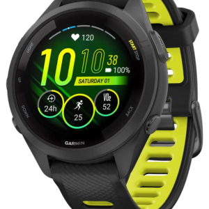 Garmin Forerunner 265S 2,79 cm (1.1") AMOLED 42 mm Digital 360 x 360 Pixeles Ecrã táctil preto , cinza  Wifi GPS (satélite)