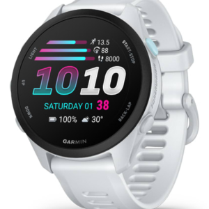 Garmin Forerunner 70 3,05 cm (1.2") AMOLED 43 mm Digital 390 x 390 Pixeles Ecrã táctil branco GPS (satélite)