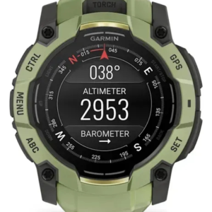 Garmin Instinct 3 AMOLED 3,3 cm (1.3") 50 mm Digital 416 x 416 Pixeles Ecrã táctil verde , cinza GPS (satélite)