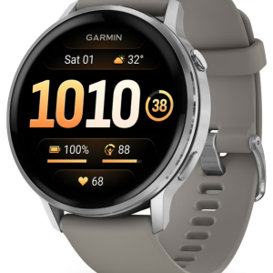 Garmin Venu 4 3,56 cm (1.4") AMOLED 45 mm Digital 454 x 454 Pixeles Ecrã táctil Prata Wifi GPS (satélite)