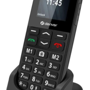 Denver BAS-18800L teléfono móvil 4,5 cm (1.77") preto  Telefone para pessoas idosas