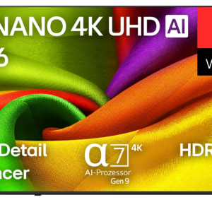 LG NANO 4K UHD AI 85NU8E0B3LA 2,16 m (85") 4K Ultra HD Smart TV Wifi preto