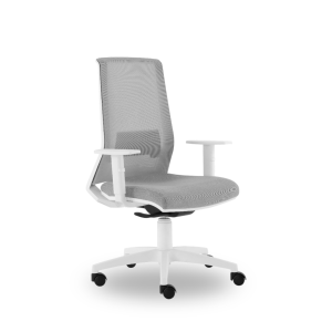Cadeira de Escritório LIGHT BR Branca em Rede