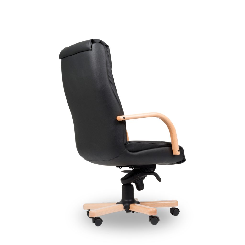 Cadeira de Direção CONFORTO WOOD com Base em Madeira de Faia - Image 2